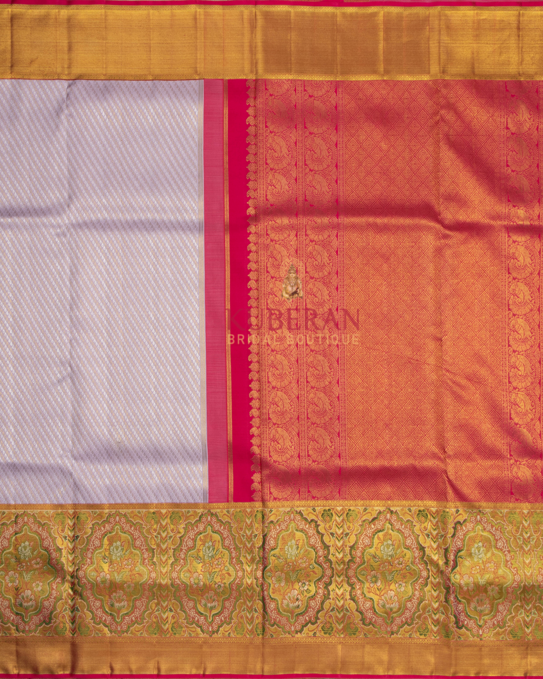 Kuberan Lavender Kanchivaram Silk Saree