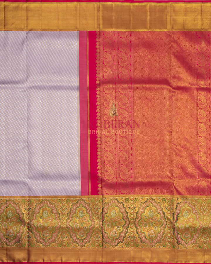 Kuberan Lavender Kanchivaram Silk Saree
