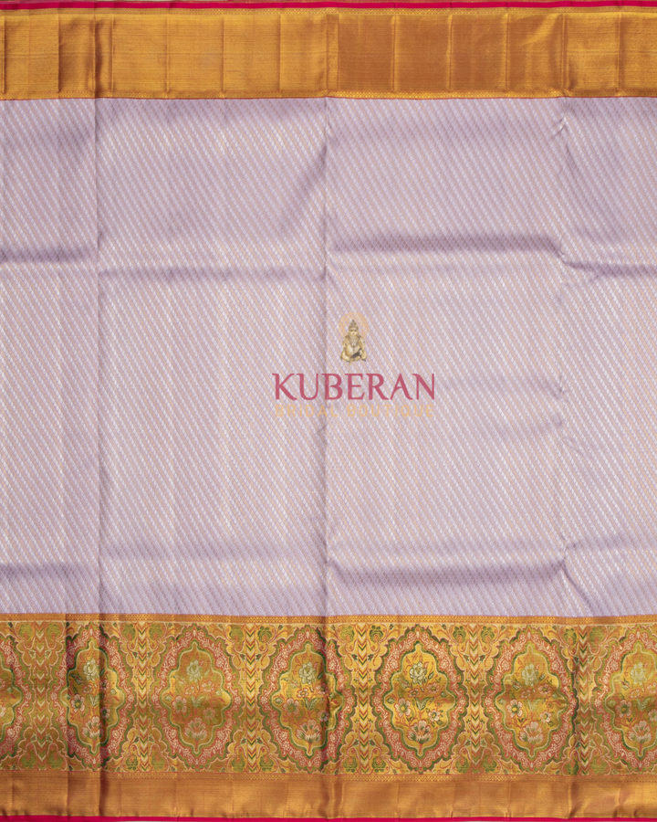 Kuberan Lavender Kanchivaram Silk Saree