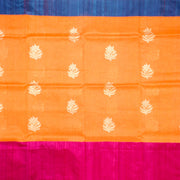 Kuberan Orange Pink Banarasi Saree