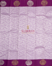 Kuberan Lavender Colour Kanchivaram Silk Saree