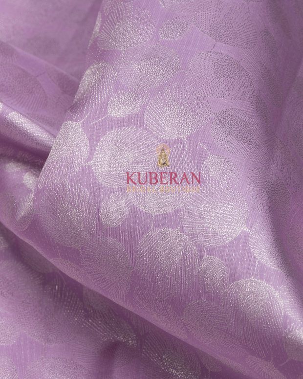 Kuberan Lavender Colour Kanchivaram Silk Saree