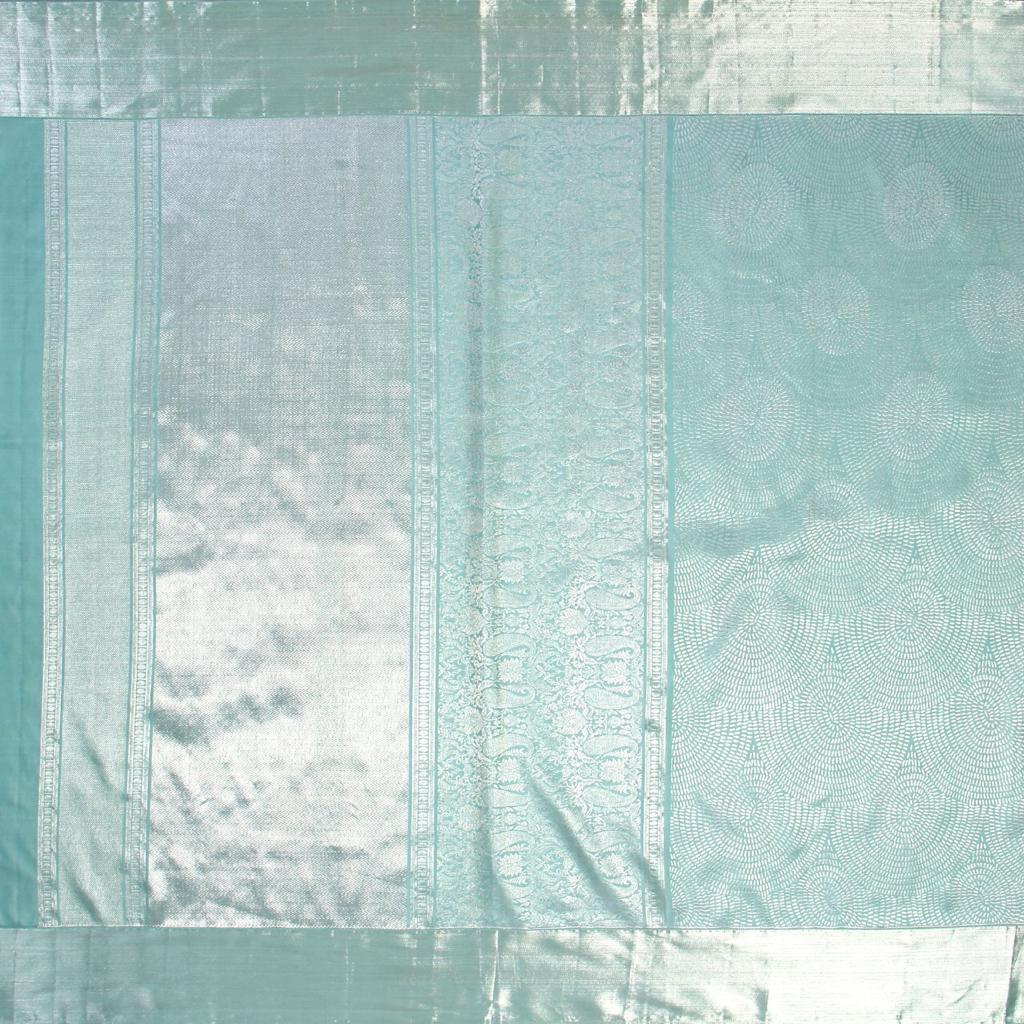 Kuberan Light Blue Kanchivaram Silk Saree