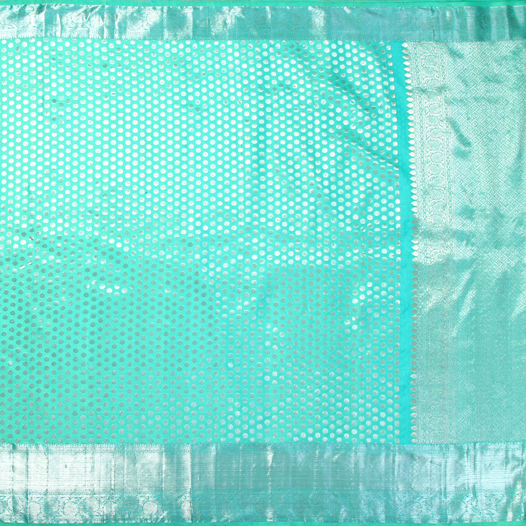 Kuberan Ocean Blue Kanchivaram Silk Saree