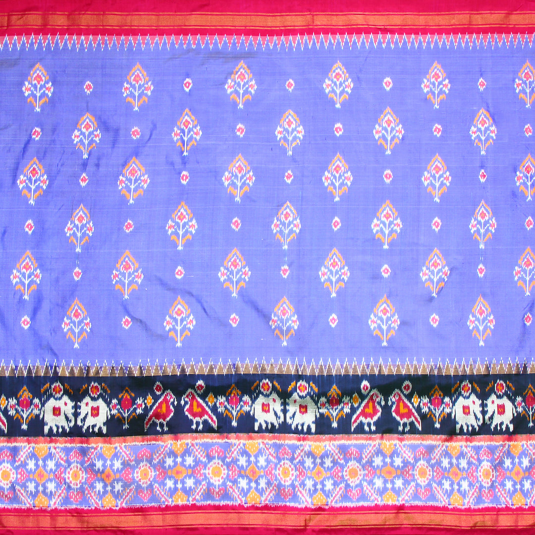 Kuberan Lavender Pochampally Silk Saree