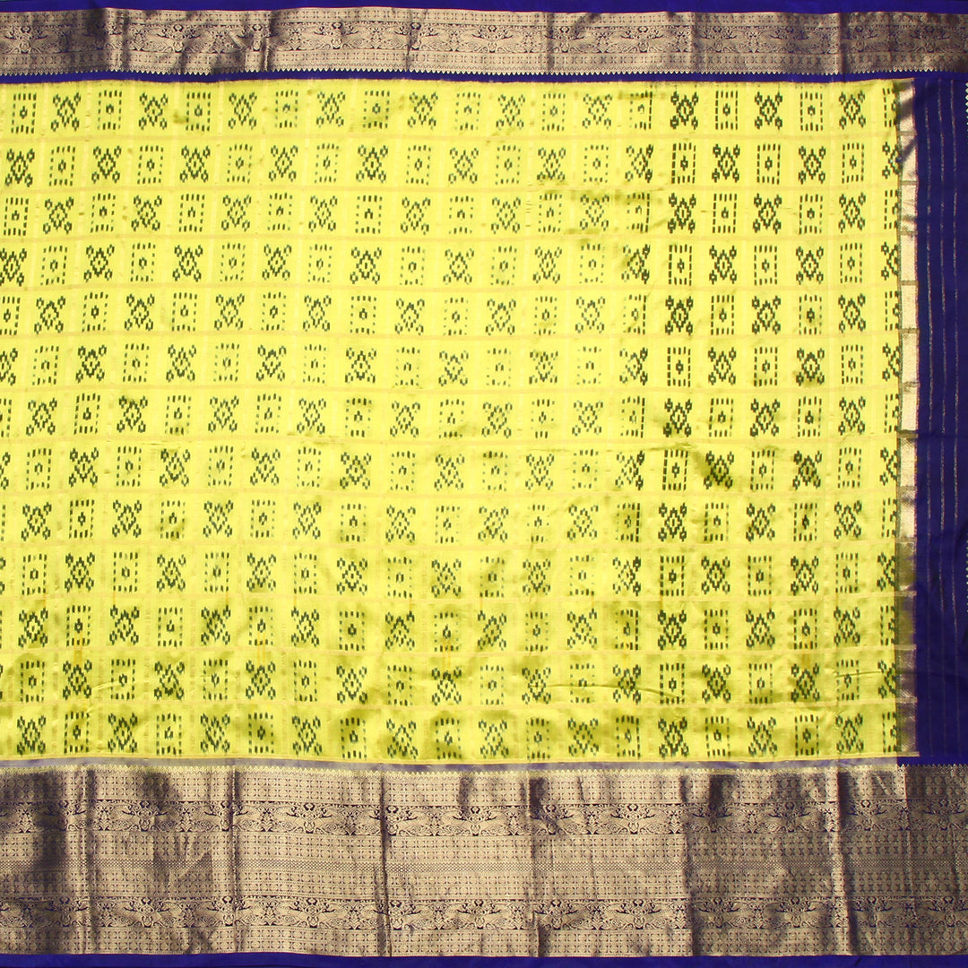 Kuberan Yellow Pochampally Silk Saree