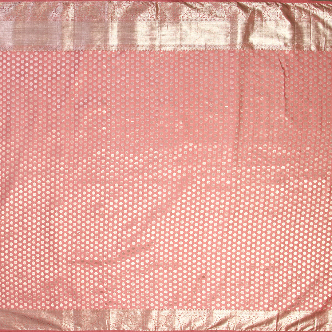 Kuberan Fresno Peach Kanchivaram Silk Saree