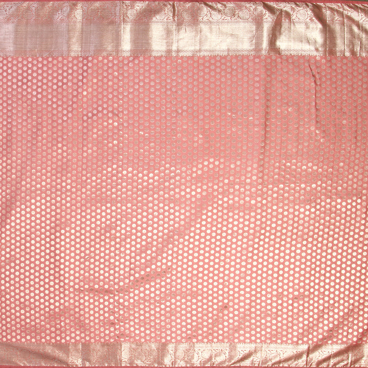 Kuberan Fresno Peach Kanchivaram Silk Saree