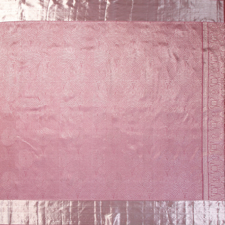 Kuberan Light Pink Kanchivaram Silk Saree