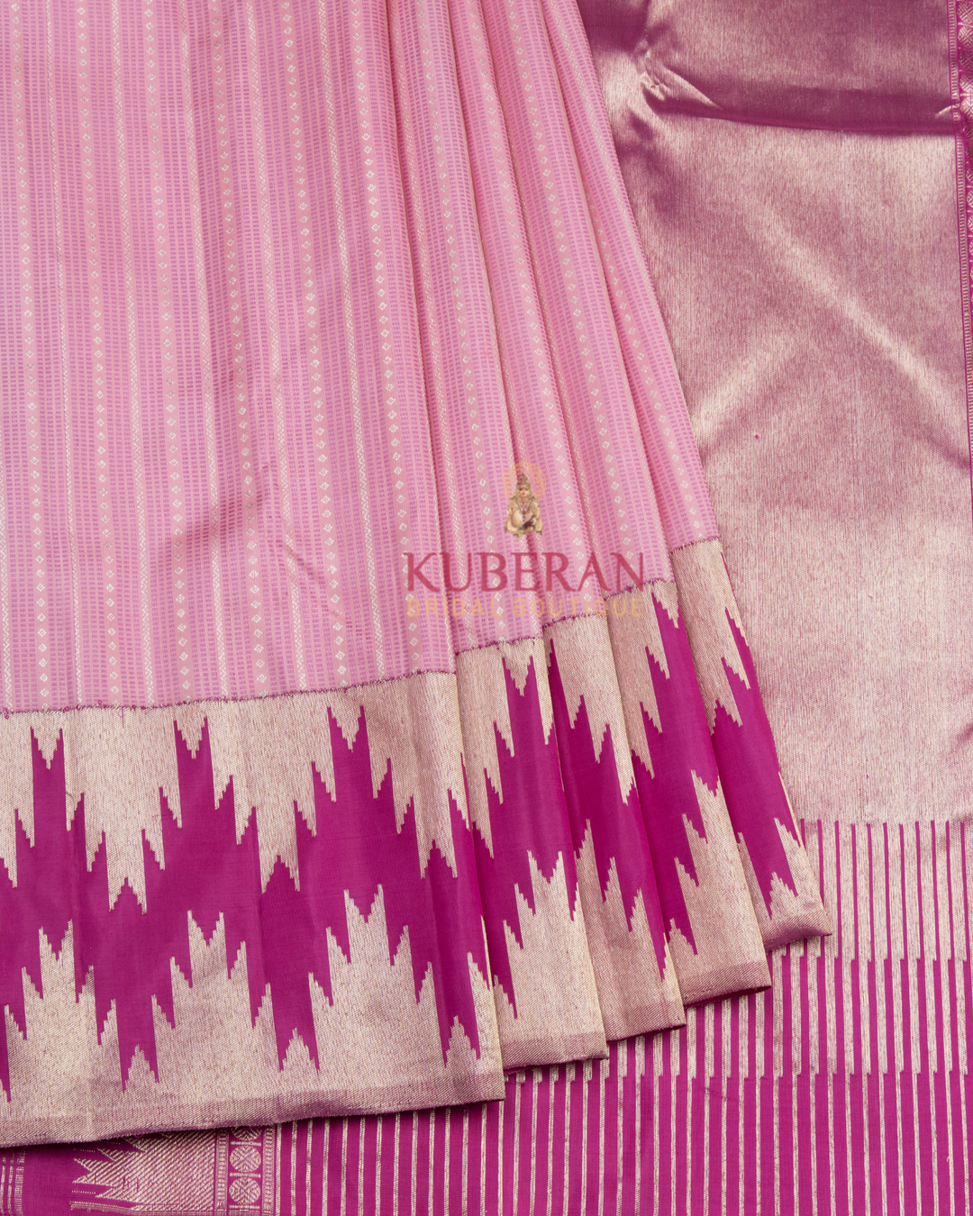 Pink Kanchivaram Silk Saree