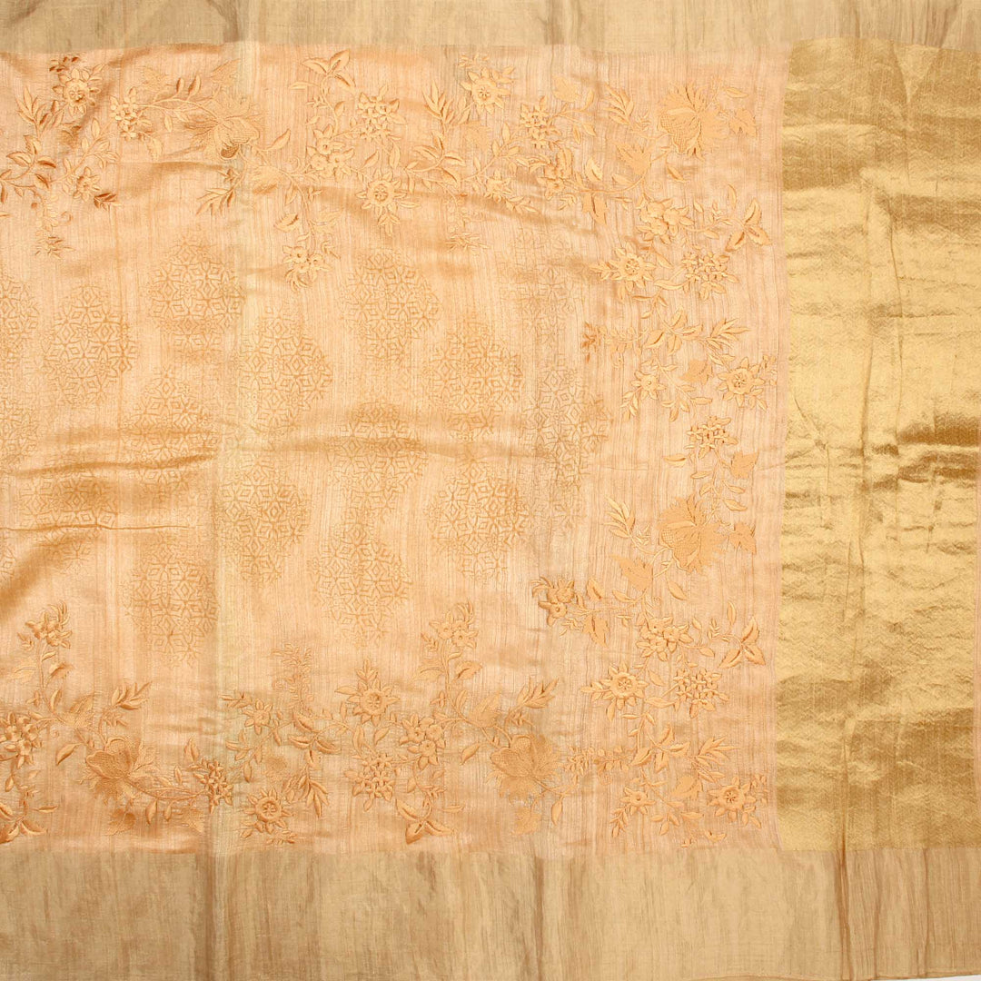 Kuberan Cream Banarasi Saree