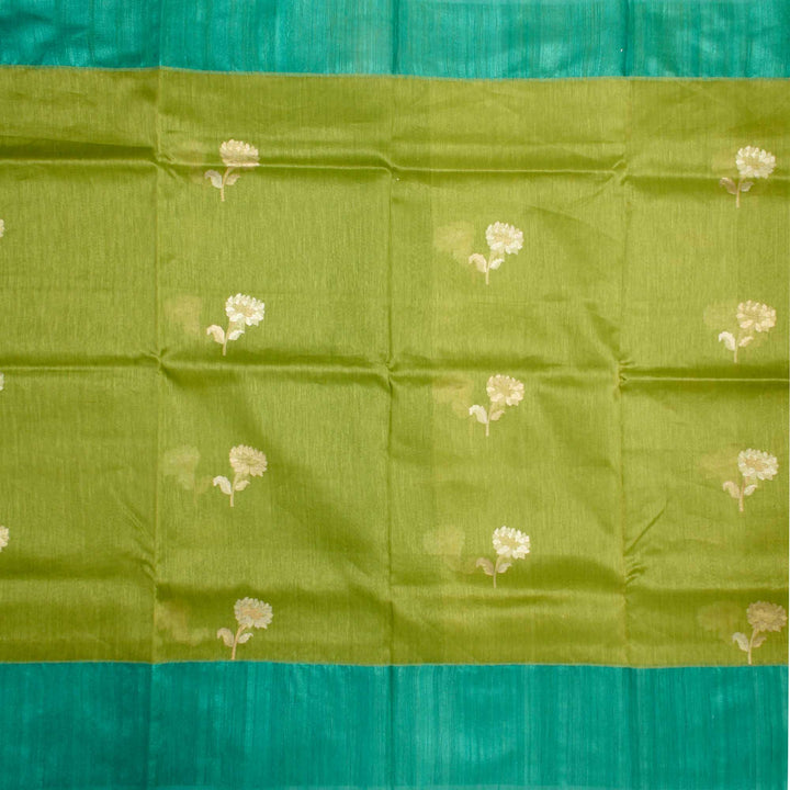 Kuberan Green Blue Banarasi Saree