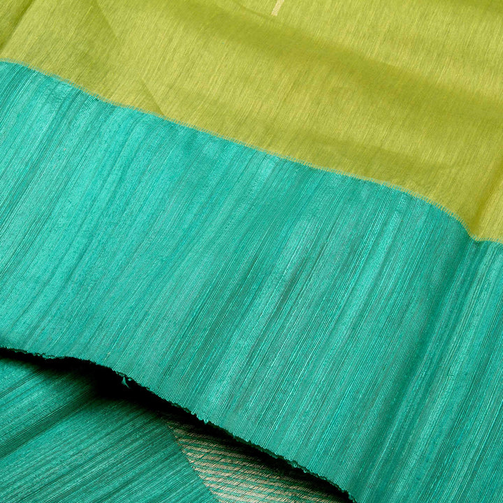 Kuberan Green Blue Banarasi Saree