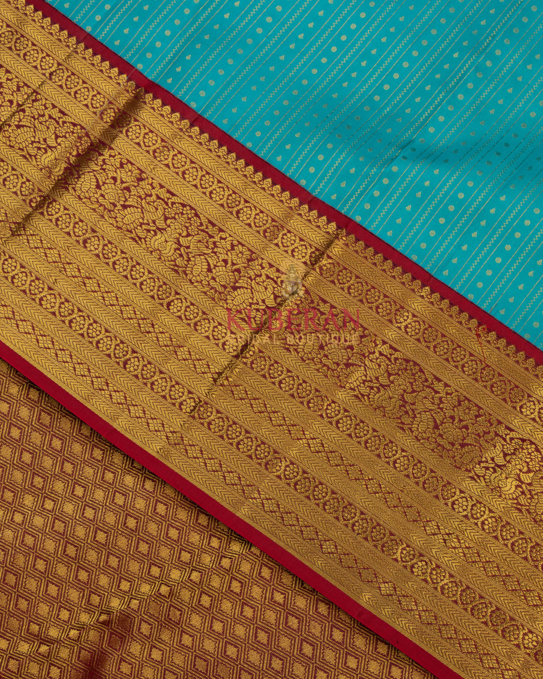 Maroon Kanchivaram Silk Saree