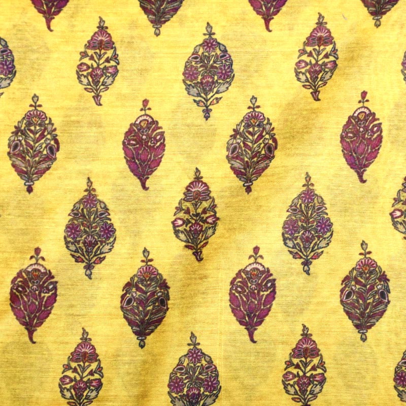 Kuberan Yellow Fabric