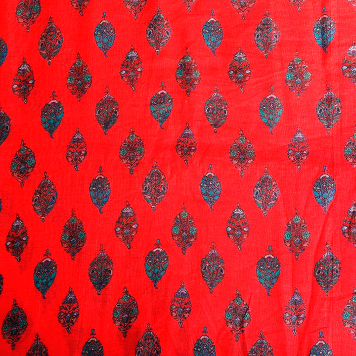 Kuberan Red Fabric