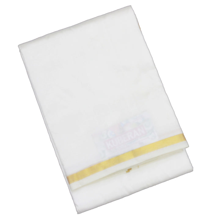 Kuberan White Pure Silk Dhoti