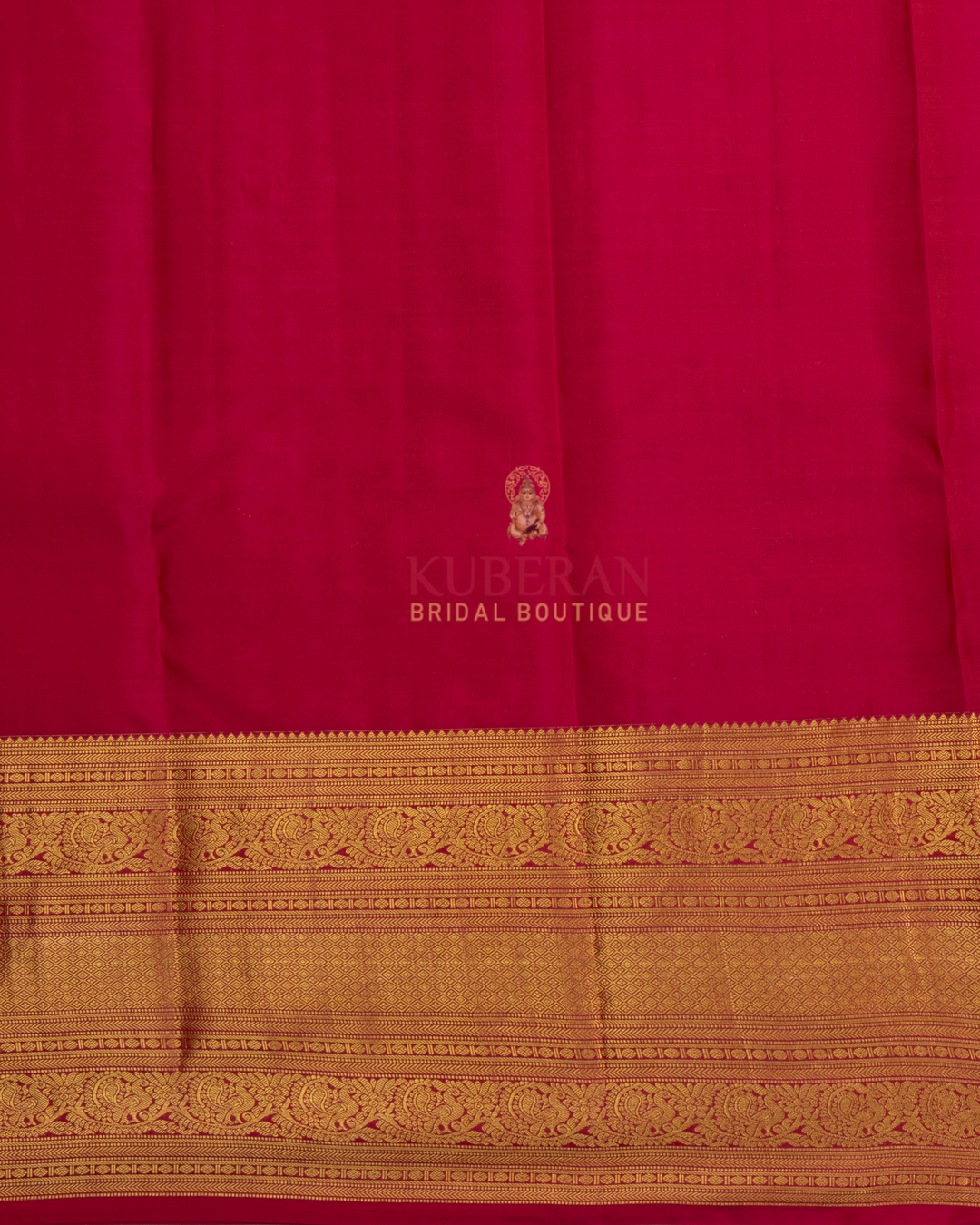 Kuberan Purple With Magenta Pink Kanchivaram Silk Saree