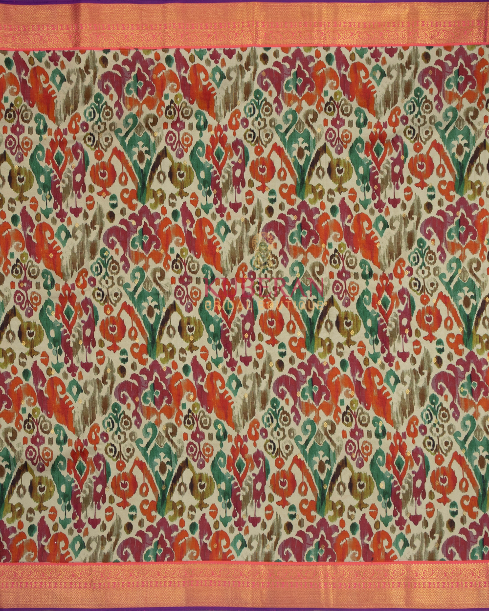 Fawn Kanchivaram Silk Saree