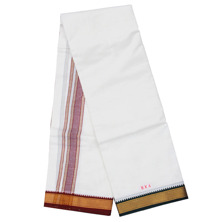 Kuberan White Cotton Dhoti