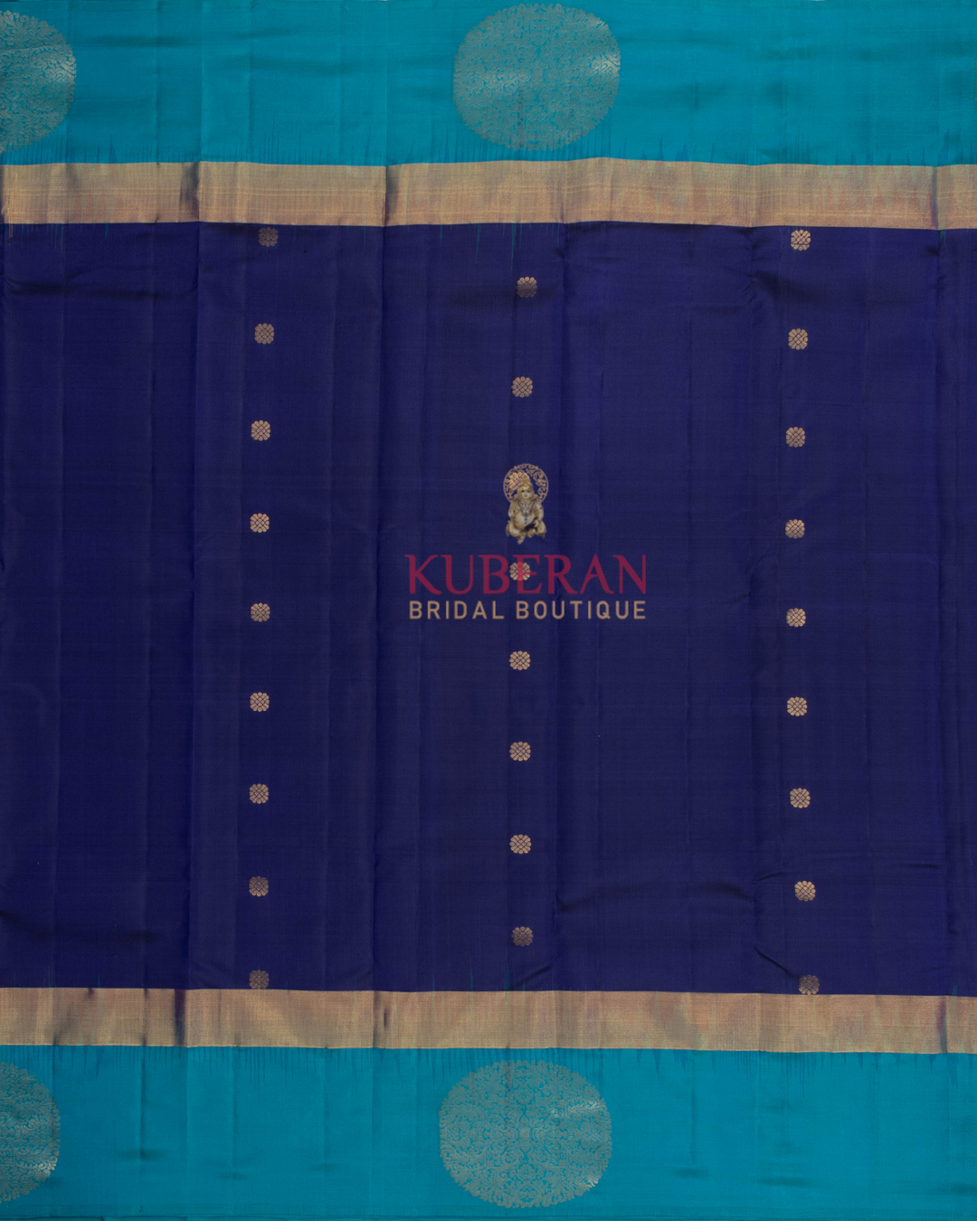Sky Blue Kanchivaram Silk Saree