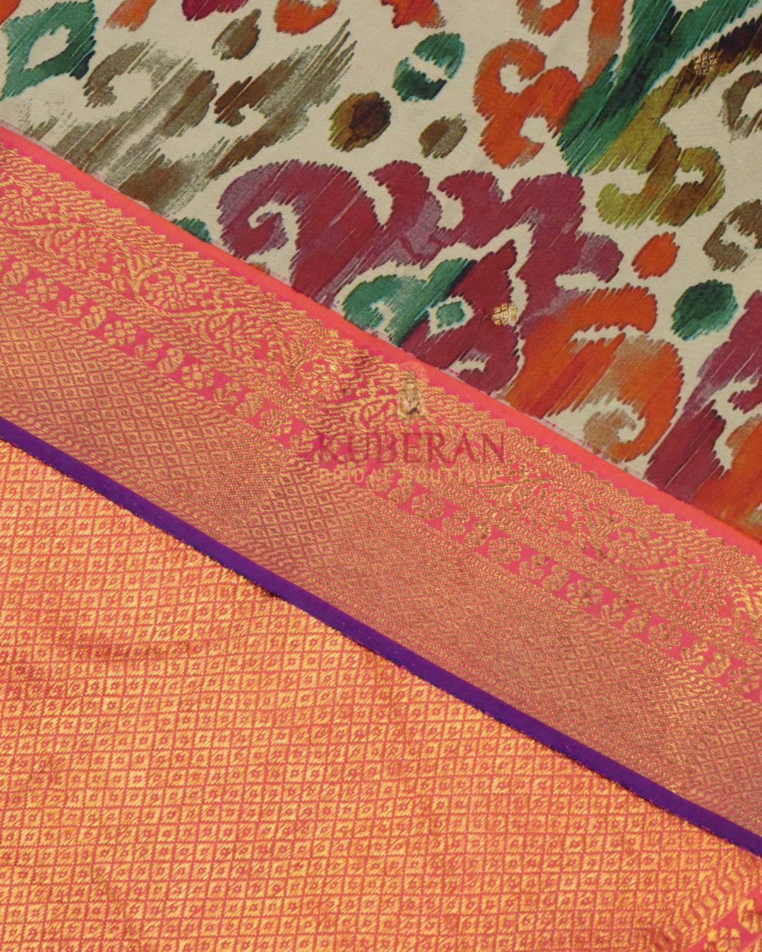 Fawn Kanchivaram Silk Saree