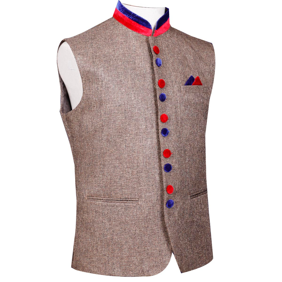 Kuberan Brown Waistcoat