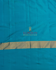 Sky Blue Kanchivaram Silk Saree