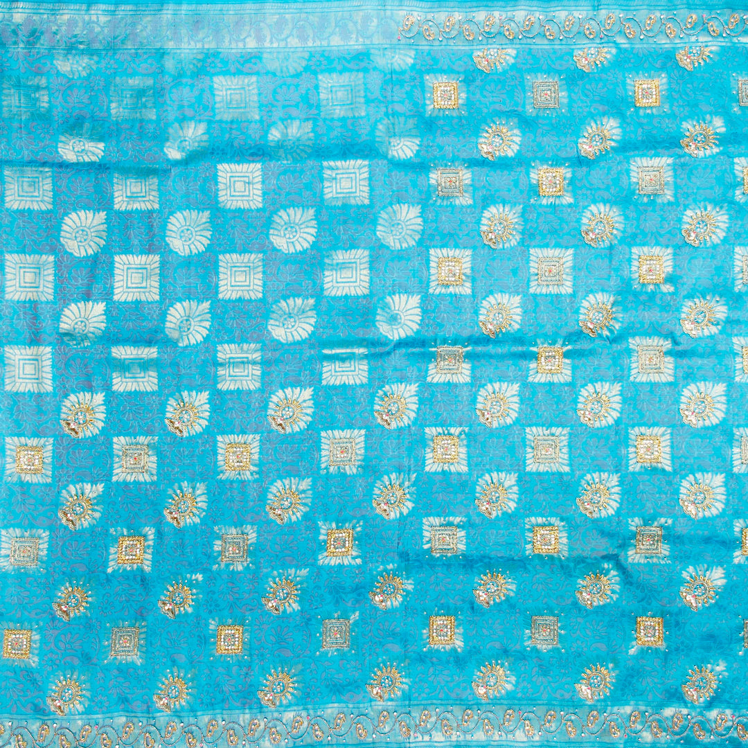 Kuberan Blue Fancy Saree