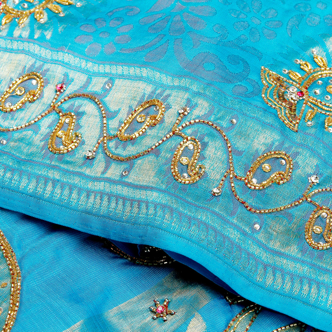 Kuberan Blue Fancy Saree