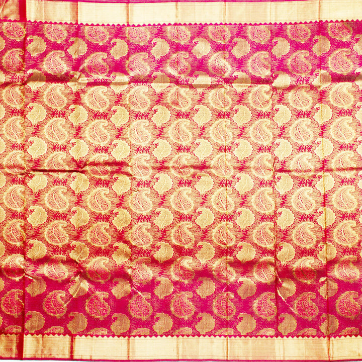 Kuberan Maroon Kanchivaram Silk Saree