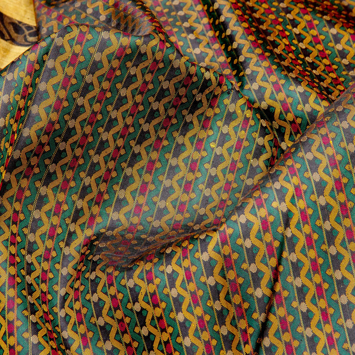 Kuberan Grey Maroon Kanchivaram Silk Saree