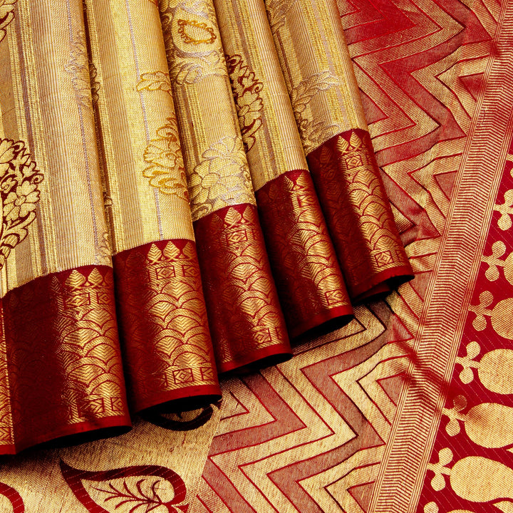 Kuberan Golden Kanchivaram Silk Saree
