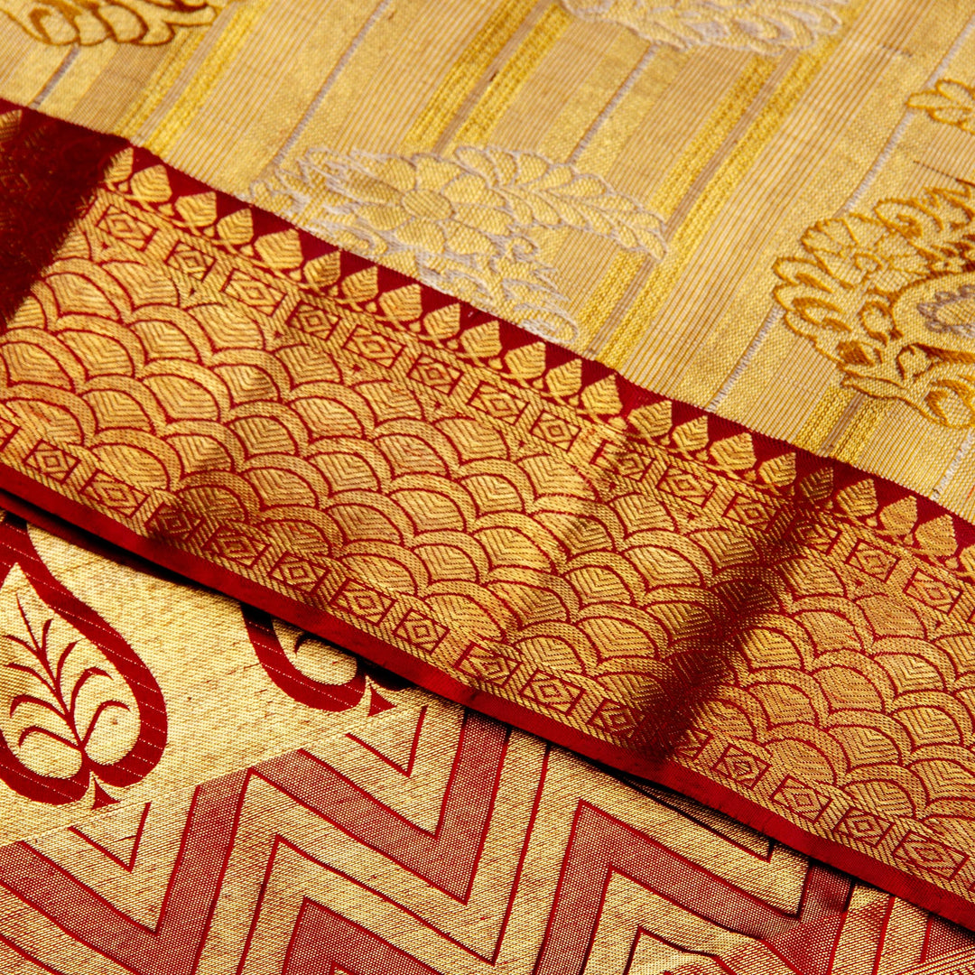 Kuberan Golden Kanchivaram Silk Saree