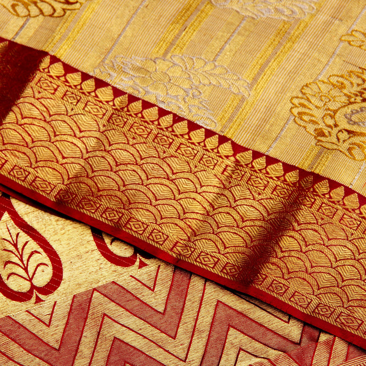 Kuberan Golden Kanchivaram Silk Saree