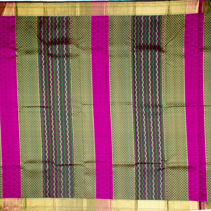 Kuberan Dull Green Kanchivaram Silk Saree