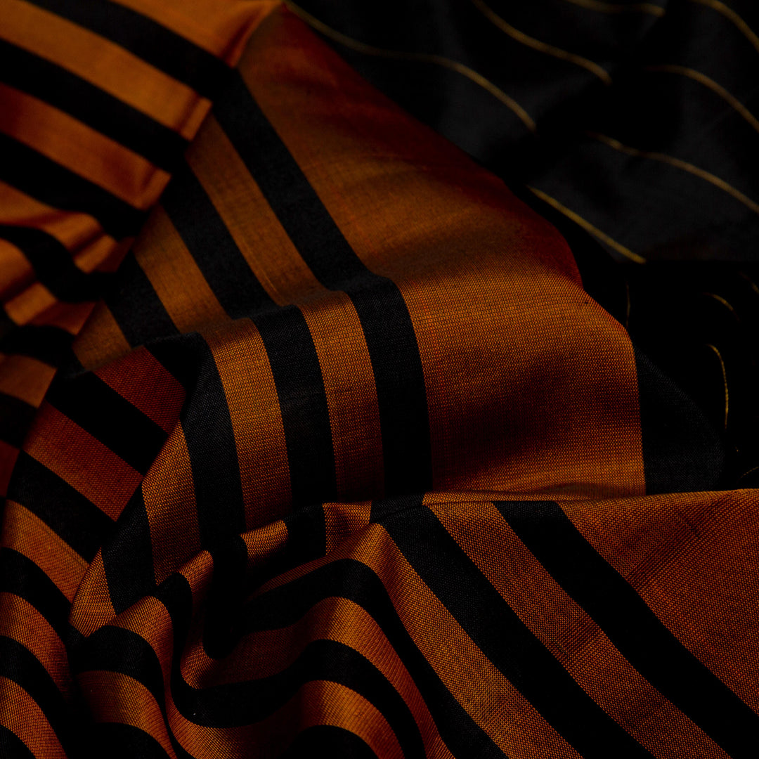 Kuberan Coffee Brown Silk Saree