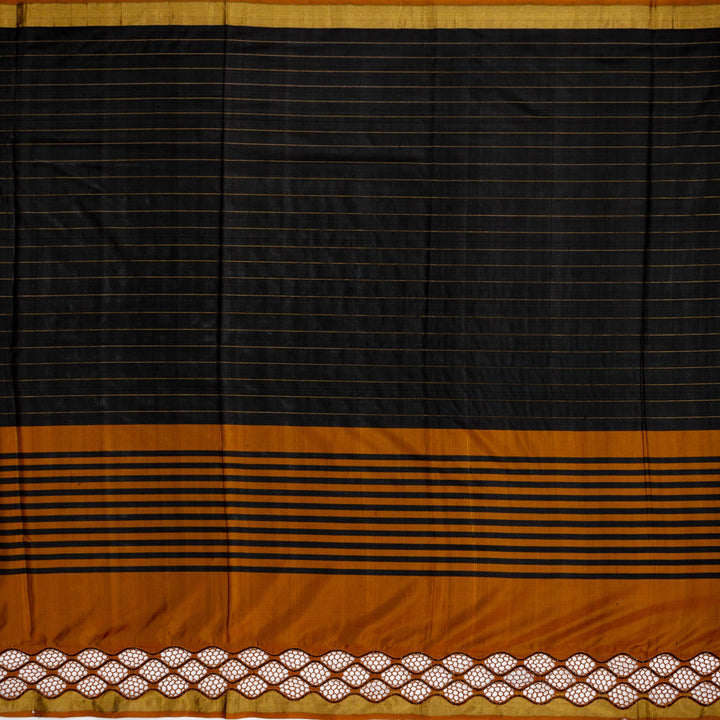 Kuberan Coffee Brown Silk Saree
