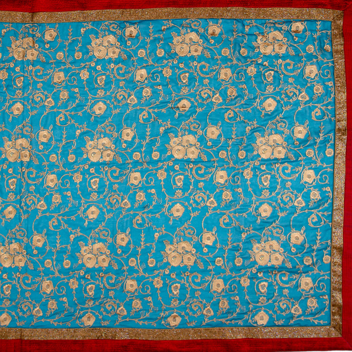 Kuberan Blue Georgette Saree