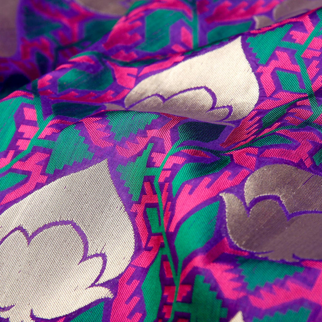 Kuberan Purple Banarasi Saree