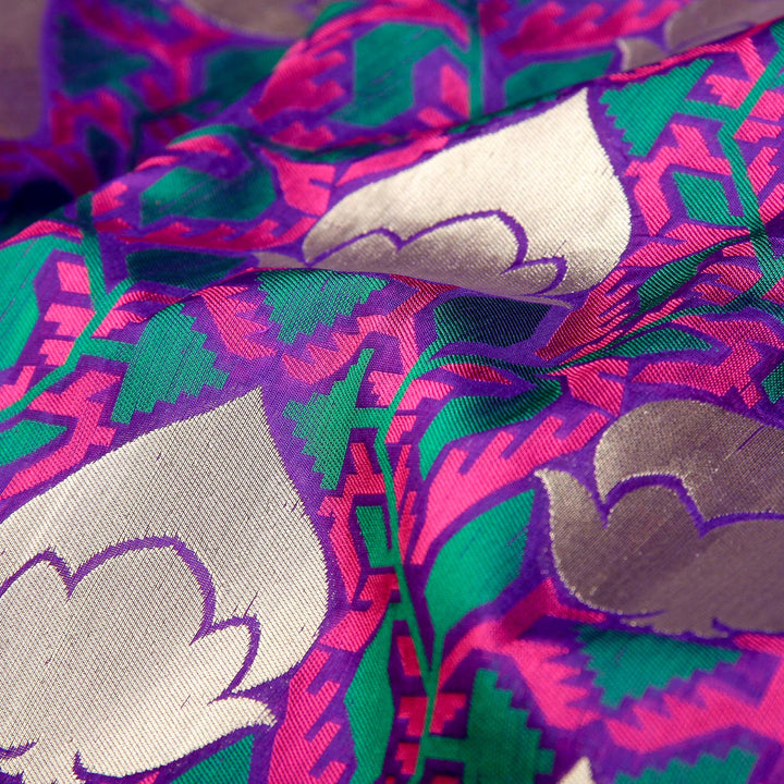 Kuberan Purple Banarasi Saree