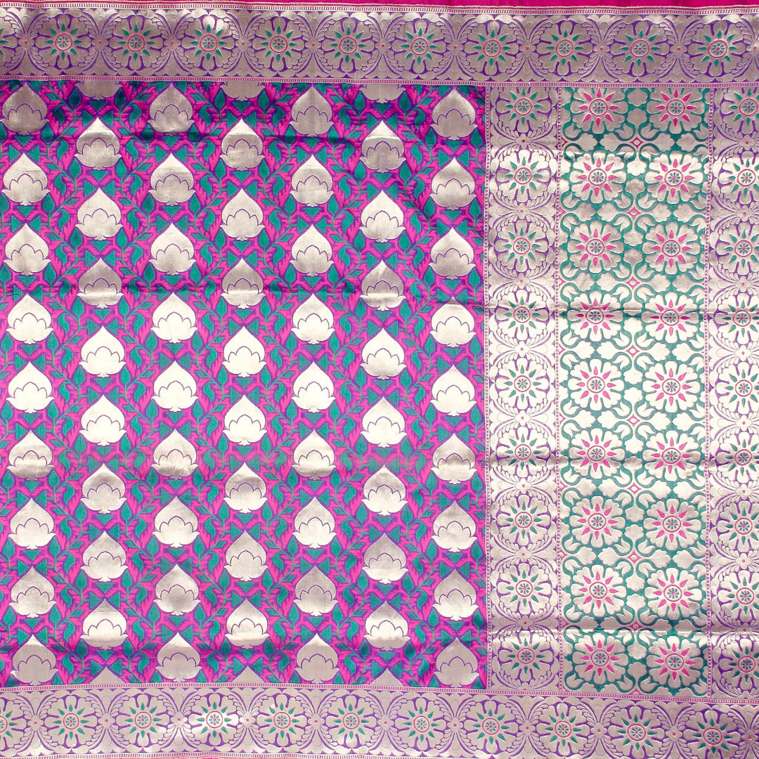 Kuberan Purple Banarasi Saree