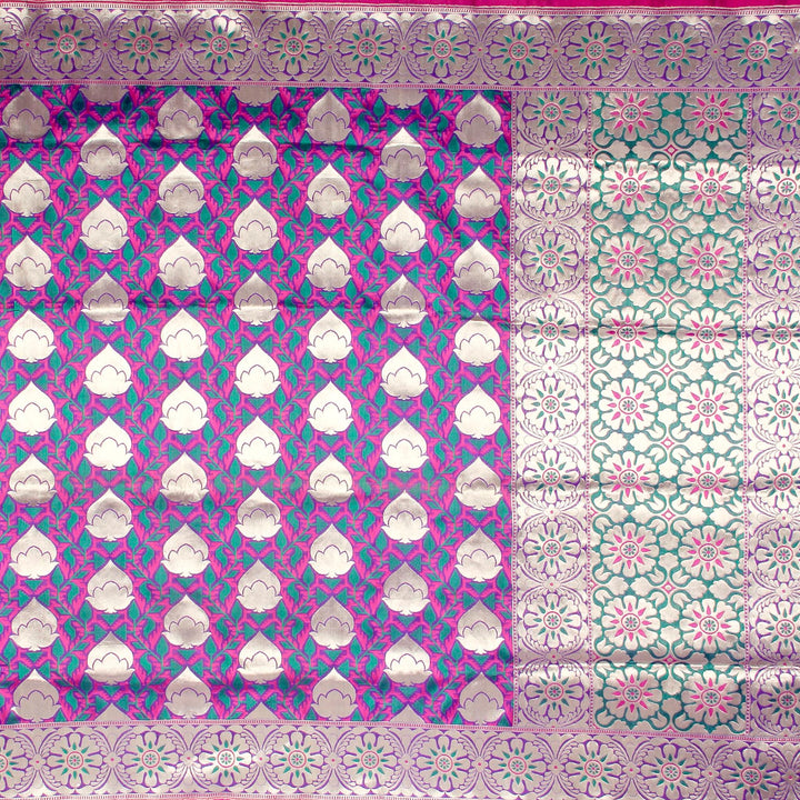 Kuberan Purple Banarasi Saree