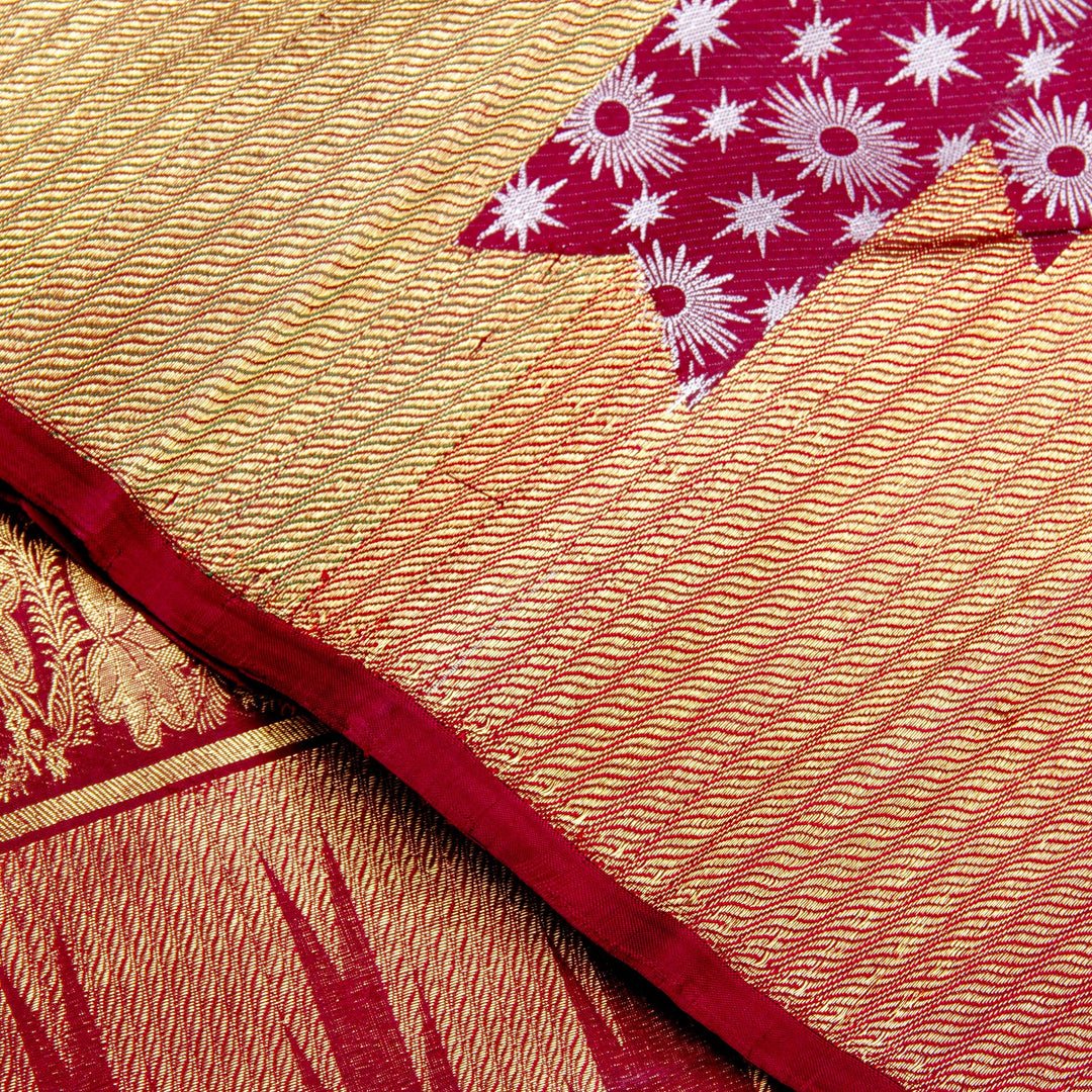 Kuberan Purple Kanchivaram Silk Saree
