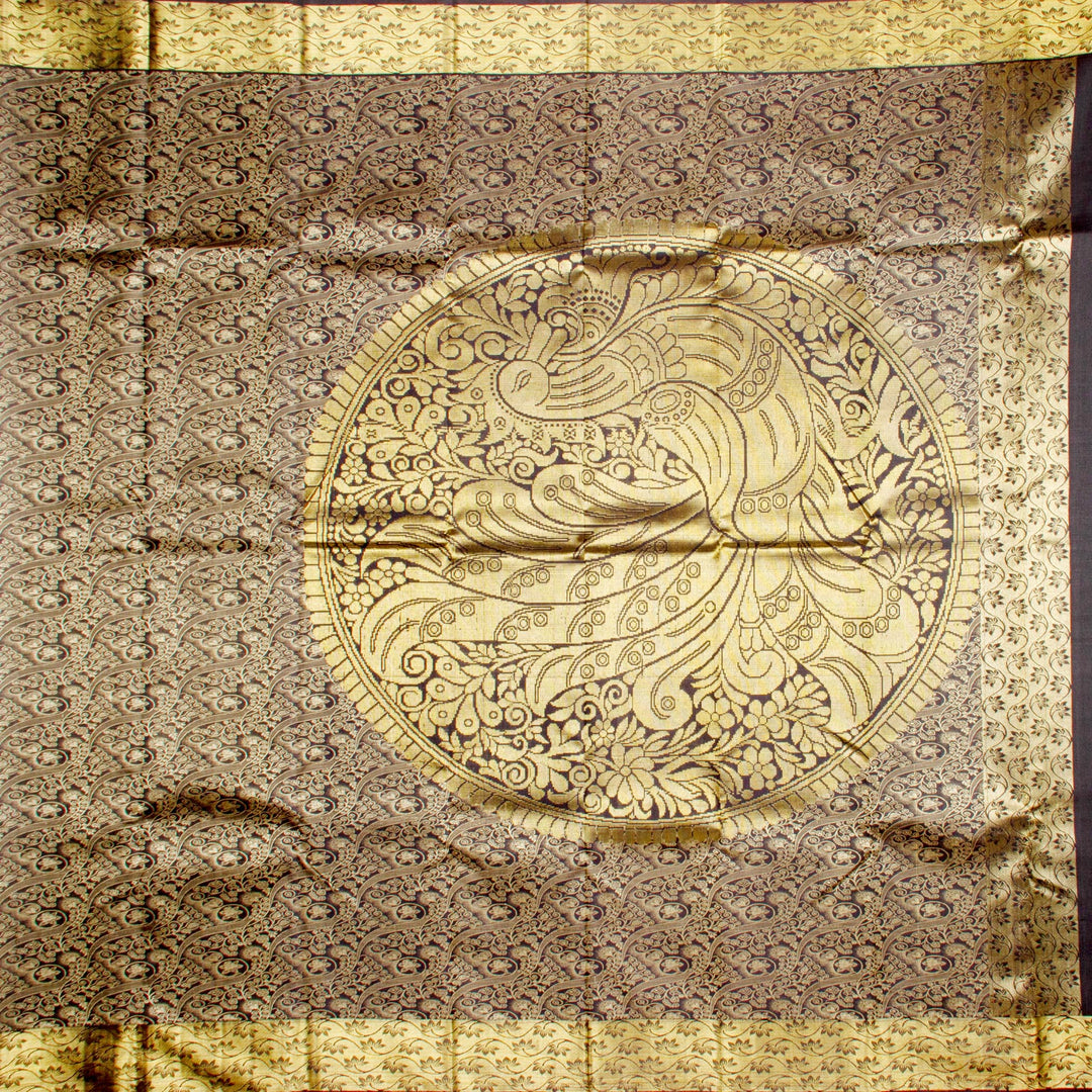 Kuberan Black Kanchivaram Silk Saree