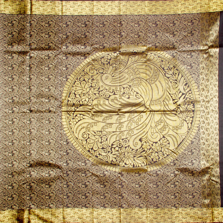 Kuberan Black Kanchivaram Silk Saree