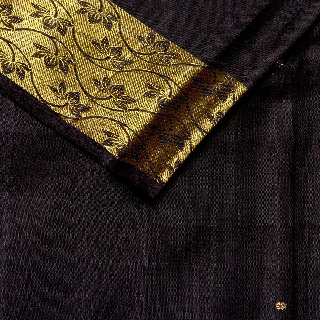 Kuberan Black Kanchivaram Silk Saree