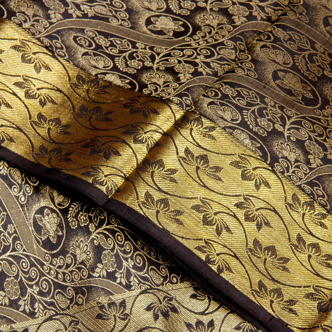 Kuberan Black Kanchivaram Silk Saree