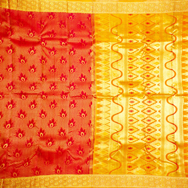 Kuberan Royal Red Kanchivaram Silk Saree