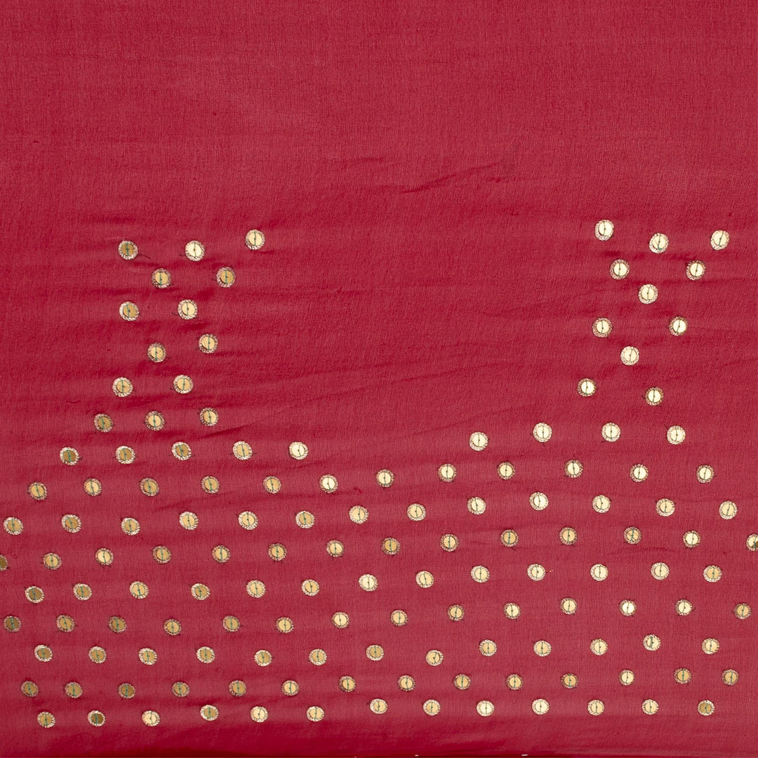 Kuberan Red Georgette Saree